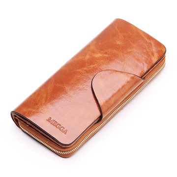 women's design wallet fashion ladies' zipper coin purse genuine leather couple clutch mobile phone holde portefeuille femme