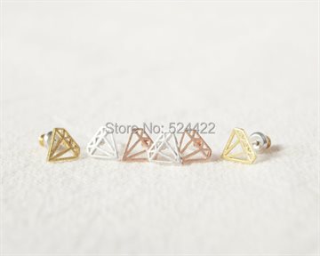 Mini earrings simple imitation diamond innovative items sh stud earrings for women ed028