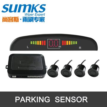 Buzzer car parking assistance with 4 sensors and LED display Reverse Backup Radar Alert Indicator System 7 colors to choose