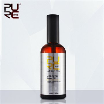 PURE Moroccan Argan Oil 100ml for Repairs hair damage Moisture for after keratin treatment hair treatment free shipping