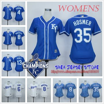 kansas city royals womens jerseys Salvador Perez Alex Gordon Lorenzo Cain Eric Hosmer KC