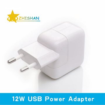 2.4A Fast Charging 12W USB Power Adapter Travel Charger for iPhone 5s 6 Plus iPad Mini Air Samsung Phone and Tablet for Euro