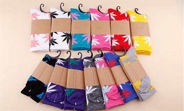 (Minimum Order 2 Pairs) Maple Leaf Socks Weed Socks Long Skateboard Hip-hop Socks Meia Men And Women