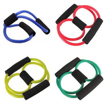 Resistance Training Muscle Elastic Band Tube Weight Control Fitness Equipment For Yoga Multicolor Durable