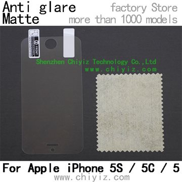 matte anti glare screen protector protective film for apple iphone 5s / iphone 5c / iphone 5 front only