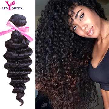 Peruvian deep wave 3 Bundles Peruvian Virgin Hair curly weave 7a unprocessed virgin Hair Rosa Hair Products human hair extension