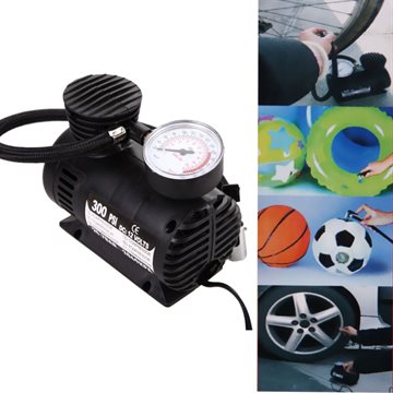 Portable 12V 300PSI Car Tire Tyre Inflator Pump Compact Compressor Pump Car Bike Tyre Air Inflator Motorcycle Free Shipping