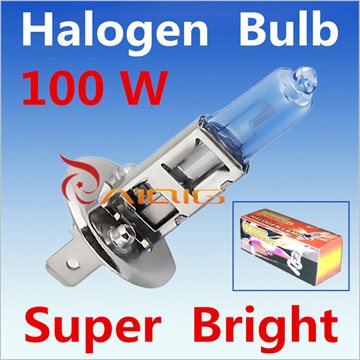 2pcs H1 100W 12V Halogen Bulb Super Xenon White Fog Lights High Power Car Headlight Lamp Car Light Source parking 6000K