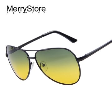 MERRYSTORE Men Polarized Sunglasses Night Vision Driving Sunglasses 100% Polarized Sunglasses