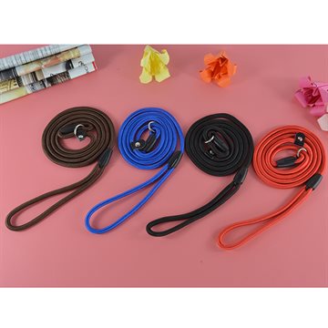 Nylon Adjustable Training Lead Pet Dog Leash Dog Strap Rope Traction Dog Harness Collar Lead