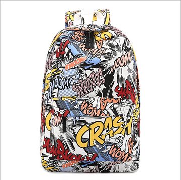 Fashion Women Canvas Printing Backpack Mini Cute Schoolbag Mochila for Teenage Girl Men Travel Bag (BB041- 16)