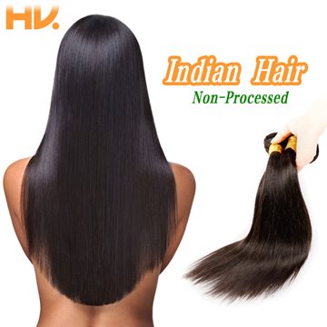 7A Soft India Virgin Hair Raw Indian Hair Straight 3bundles Cheap 100% Unprocessed Remy Human Hair Extensions indian Bundles