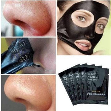 2 Pcs Pilaten Blackhead Remover Mask Pore Cleanser for Nose and Facial Deep Cleaning Purifying Peel Off Black Head