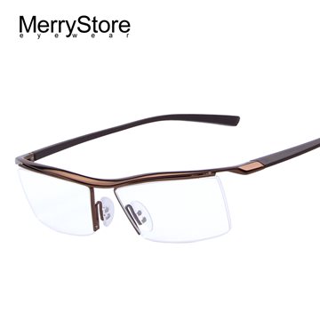 2015 New Men Optical Frames Eyeglasses Frames Rack Commercial Glasses Fashion Eyeglasses Frame Myopia Titanium Frame TR90 Legs