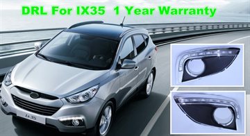 Free Shipping For Hyundai Ix35 2010 2011 2012 2013 LED DRL Daytime Running Lights With Wire Of Harness