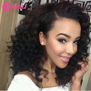 7A Brazilian Deep Curly Virgin Hair 4 Bundles Deep Wave Brazilian Hair Weave Bundles Annabelle Hair Brazilian Curly Human Hair