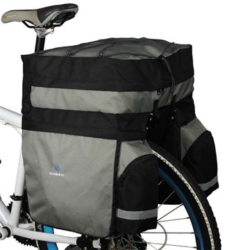 ROSWHEEL 60L Waterproof Polyester Mountain Road Bicycle Bike Bag Cycling Double Side Rear Rack Tail Seat Trunk Bag Pannier