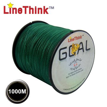 1000M LineThink Brand Super strong Multifilament 100% PE Braided Fishing Line 8LB to 120LB Japan Quality Free Shipping