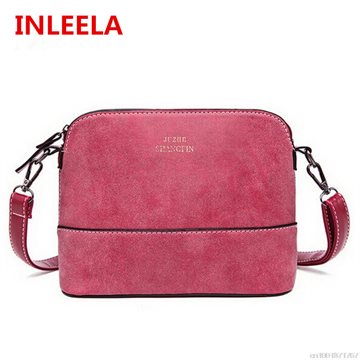 INLEELA Hot Sale Vintage Winter Handbag Women Bag Nubuck Shoulder Bags Small Crossbody Bags Fashion Women Messenger Bags