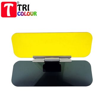 TRICOLOUR HD Car Anti-dazzle Clear View Goggles Day Night Vision Driving Mirror Sun Visors #H06130