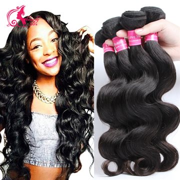 7A Grade Brazilian virgin hair body wave 3 Bundles Queen Hair Products brazilian body wave brazilian hair weave bundles100g/pc