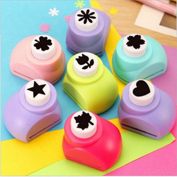 Azerin DIY Paper Punch Cutter Kid Child Mini Printing Hand Shaper Scrapbook Tags Cards Craft Tool 1 PCS Free Shipping