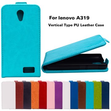 New Original Housing For Lenovo A319 Leather Case Vertical Flip Cover For Lenovo A 319 Case Phone Cover Shell In Stock Hot Sale