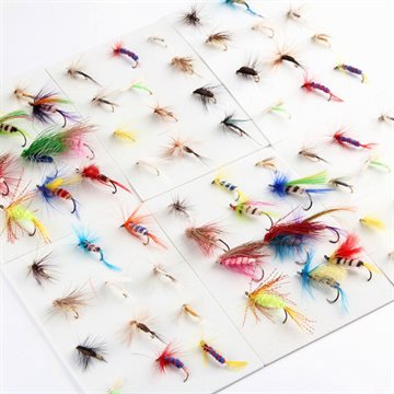 36pcs Promotion Fly fishing Hooks Butterfly Insects Style Salmon Flies Trout Single Hook Dry Fly Fishing Lure Fishing Tackle