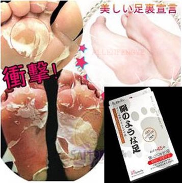 2pcs=1pack baby foot peeling renewal foot mask remove dead skin cuticles heel foot care Pedicure Socks Free Shipping