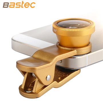 Original 3 in 1 Phone Fisheye Wide Angle Macro Fish eye Lens with Universal Clip for iPhone Samsung Xiaomi Sony etc.