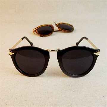 Women Sunglasses Arrow Style Female Glasses Metal Frame Round Sun Glasses