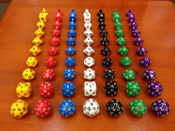 Dungeons and Dragons dice 10 grain of a set(D4,D6,D8,D10,D12,D20,D24,D30) ,d&d , Millionaire dice Toys,Christmas present