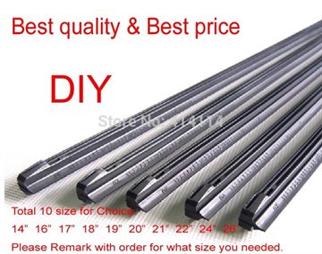 Top Auto Car Vehicle Insert Rubber strip Wiper Blade (Refill) 8mm Soft 14 16 17 18 19 20 21 22 24 26 2pcs accessories