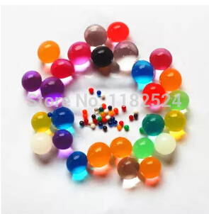 2015 New Arrival Real Hydrogel Hydrogel Beads Water Beads free Shipping 500pcs Colorful Crystal Mud Hydroponic Plants Necessary