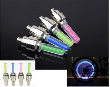 bike lights with no battery mountain road bike bicycle light lights LEDS Tyre Tire Valve Caps Wheel spokes LED Light BL0158