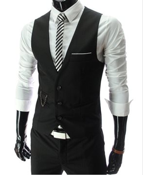 2016 New Arrival Dress Vests For Men Slim Fit Mens Suit Vest Male Waistcoat Gilet Homme Casual Sleeveless Formal Business Jacket