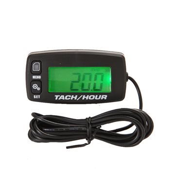 waterproof New Product Resettable Engine Maintenace Alert RPM Tachometer Counter hour meter for marine paramotor RL-HM032R