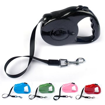 3M 5M Retractable Dog Leads Extending Puppy Walking nylon Leash 5 Colorss