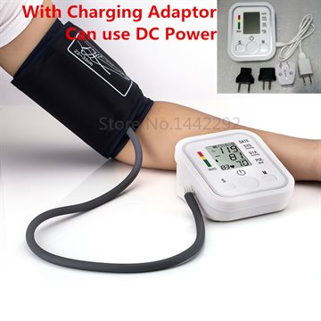 2015 Health Care 1pcs Digital Lcd Upper Arm Blood Pressure Monitor Heart Beat Meter Machine Tonometer for Measuring Automatic