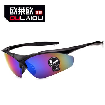 OULAIOU unisex UV400 polarized sunglasses Explosion-proof driving cycling riding glasses Motorcycle Mountain Bicycle Eyewear