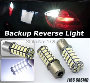 1x High efficiency Super Bright 68 SMD LED Car 1156 382 Tail Parking 21W Car Motorcycle led Turn Light/Brake lights/ Parking