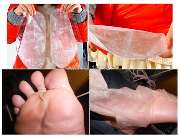 6pcs=3bagSuper Exfoliating Foot Mask Socks For Pedicure Sosu Socks Peeling For Baby Foot Care Beauty Foot Mask