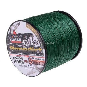 500M Brand Feihong 4 strands Japan Multifilament 100% PE supper strong Braided Fishing Line 6LB -80LB