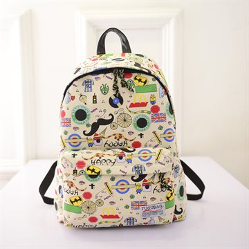 2016 New Canvas Printing Backpacks Women Backpacks School Bags for Girls Schoolbag Student Book Bag Bolsas Mochilas Femininas