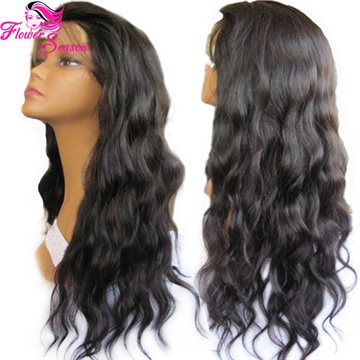 Free Parting 4x4 Silk Top Glueless Full Lace Wigs Loose Wave Virgin Brazilian Full Lace Human Hair Silk Base Wig With Baby Hair