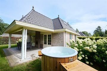 Villa voor 8 personen met spa en buitenhaard op de Veluwe in Voorthuizen