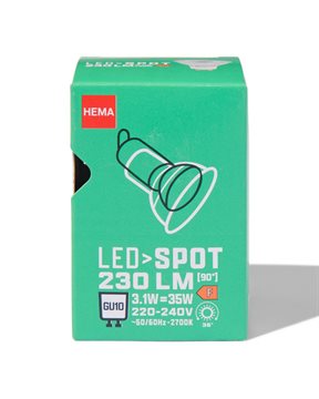 HEMA Led Spot Clear GU10 3.1W 230lm