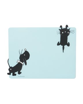 HEMA Takkie En Siepie Placemat 32x42 Kunststof (blauw)