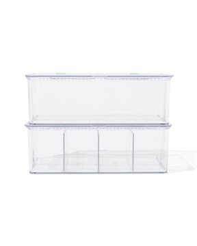 HEMA Opbergdozen Met Deksel En Divider - 2 Stuks