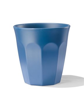 HEMA Beker 300 Ml Melamine Mat Blauw (blauw)